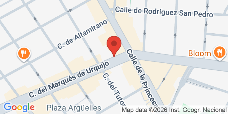 Mapa de la ubicación de Hotel Indigo Madrid - Princesa by IHG