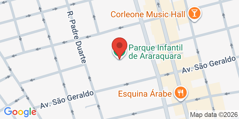 Mapa de la ubicación de Parque Infantil Araraquara