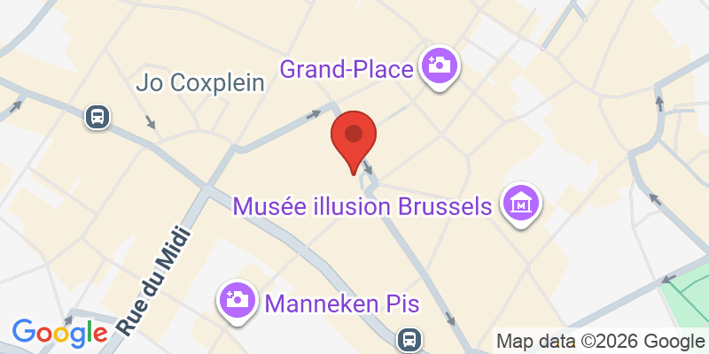 Mapa de la ubicación de Hotel Amigo, a Rocco Forte hotel