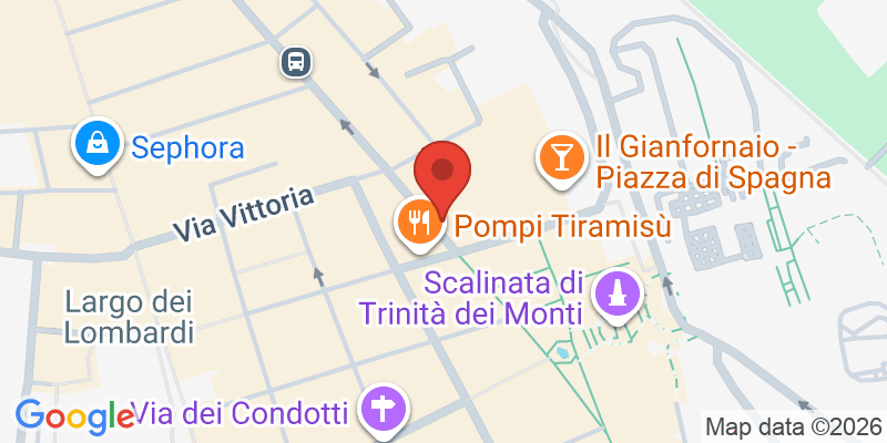 Mapa de la ubicación de Rocco Forte House, Piazza di Spagna