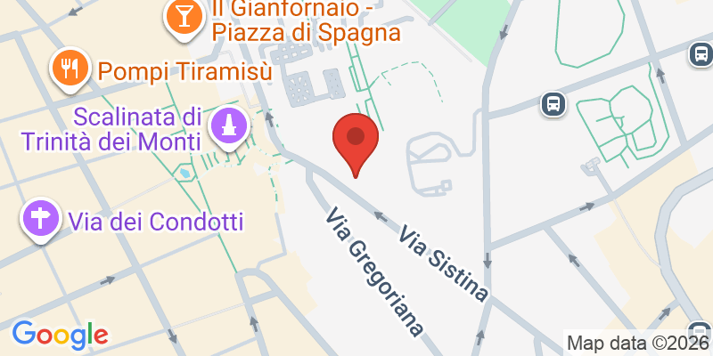 Mapa de la ubicación de Hotel de la Ville, a Rocco Forte hotel