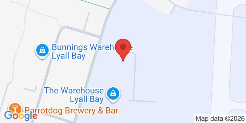 Mapa de la ubicación de Chipmunks Playland and Café Lyall Bay