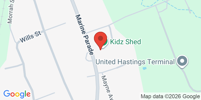 Mapa de la ubicación de Kidz Shed