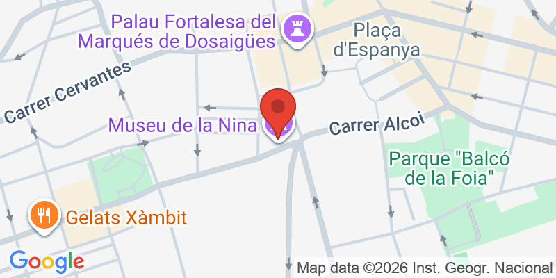 Mapa de la ubicación de Museo de la Muñeca