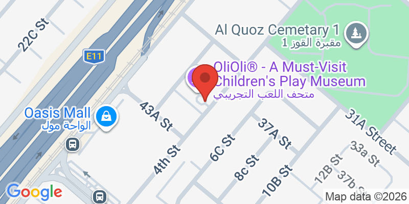 Mapa de la ubicación de OliOli - Dubai's First Experiential Play Museum