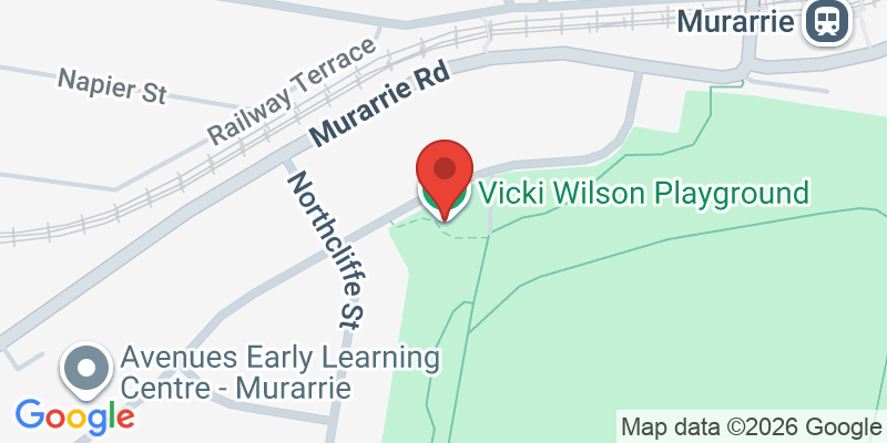 Mapa de la ubicación de Vicki Wilson Playground