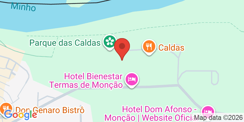 Mapa de la ubicación de Parque Infantil do Parque das Caldas