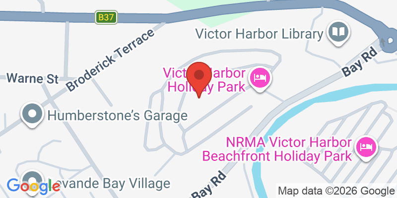 Mapa de la ubicación de Victor Harbor Holiday & Cabin Park