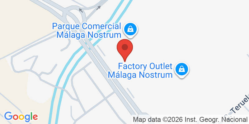 Mapa de la ubicación de Divernostrum. Centro de Ocio Infantil en Málaga.