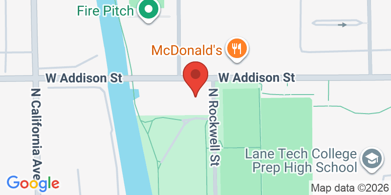 Mapa de la ubicación de Kids' Work Chicago Too