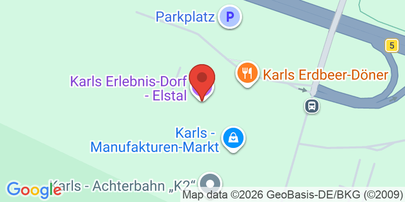 Mapa de la ubicación de Karls Erlebnis-Dorf - Elstal