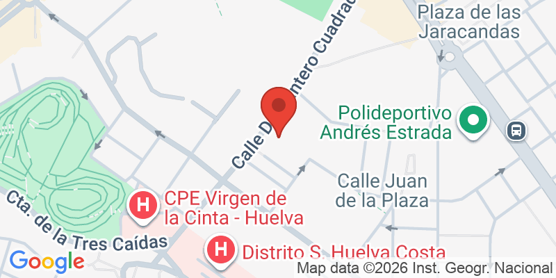 Mapa de la ubicación de Parque Infantil Dinoland Huelva