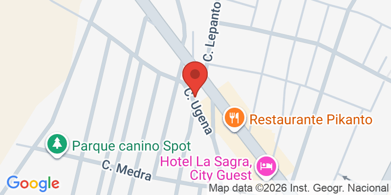 Mapa de la ubicación de Ávila Party