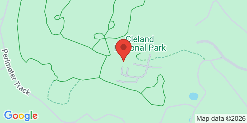 Mapa de la ubicación de Cleland Wildlife Park