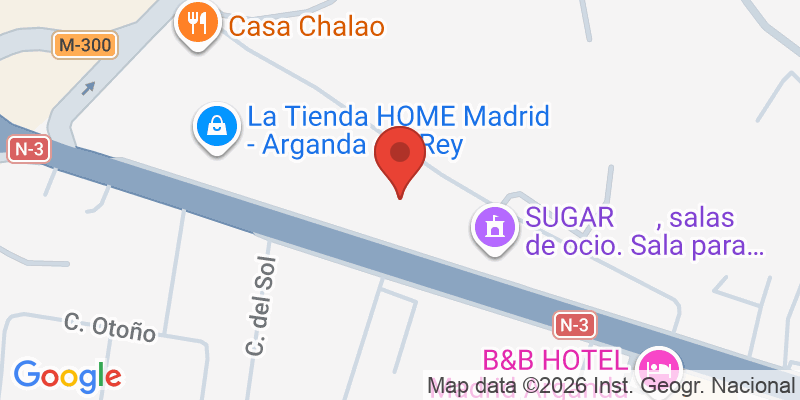 Mapa de la ubicación de Sugar salas de ocio