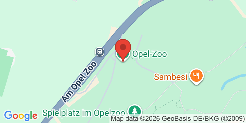 Mapa de la ubicación de Opel Zoo