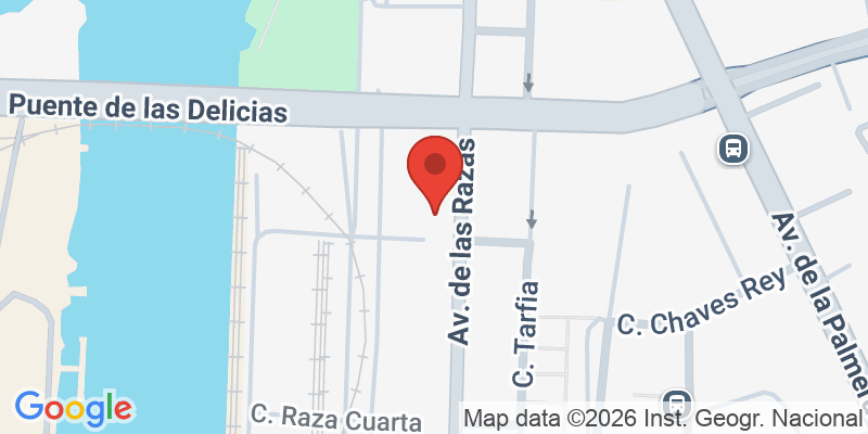 Mapa de la ubicación de El Recreo