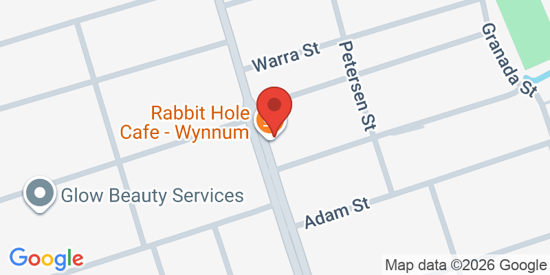 Mapa de la ubicación de The Rabbit Hole Cafe - Wynnum