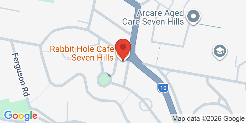 Mapa de la ubicación de The Rabbit Hole Cafe