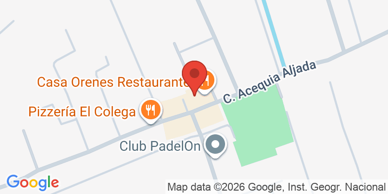 Mapa de la ubicación de Casa Orenes Restaurant
