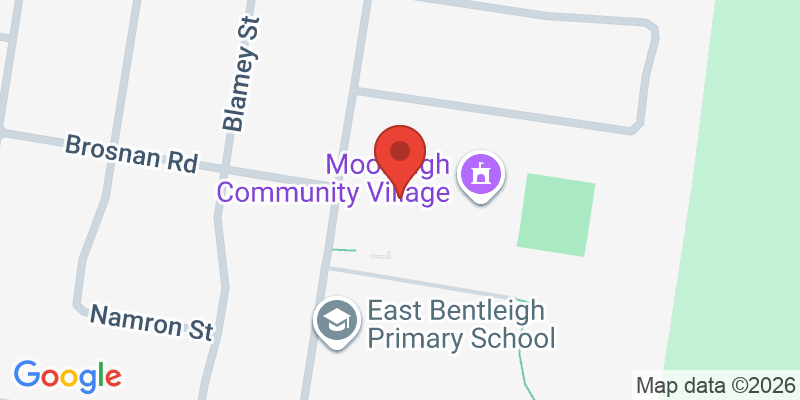 Mapa de la ubicación de Moorabbin Area Toy Library