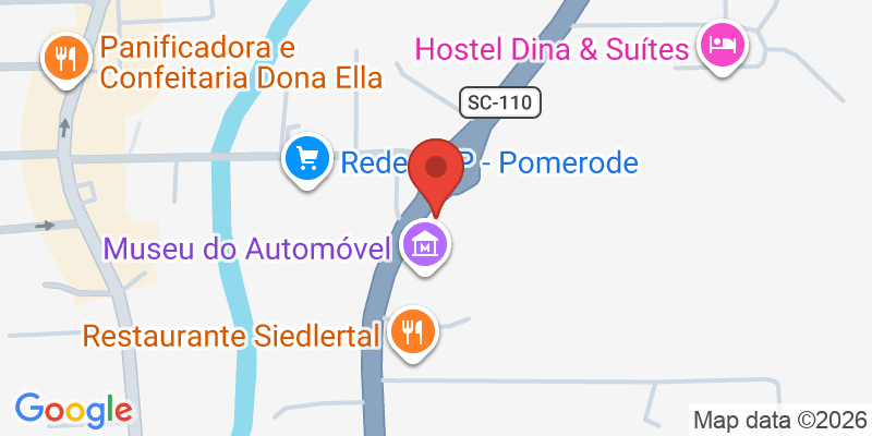 Mapa de la ubicación de Museu do Brinquedo Pomerode