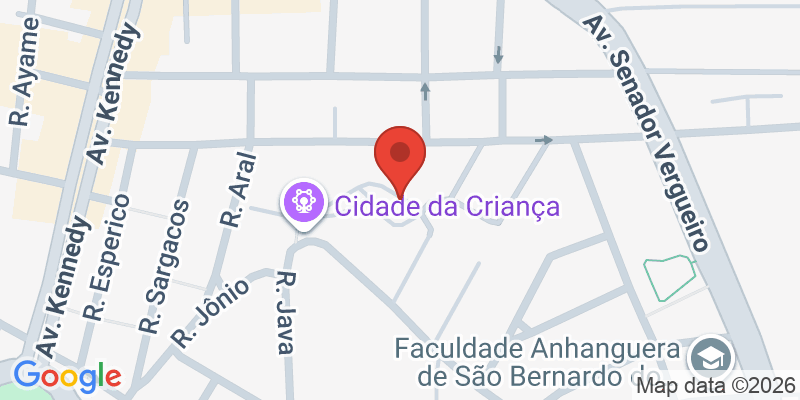 Mapa de la ubicación de Cidade da Criança