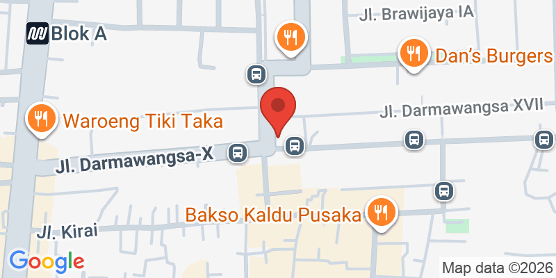 Mapa de la ubicación de SIKU Dharmawangsa