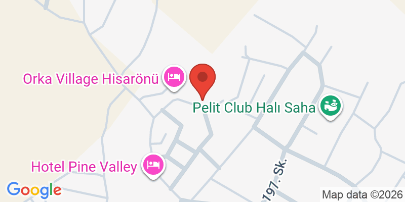 Mapa de la ubicación de Sundia Hisarönü