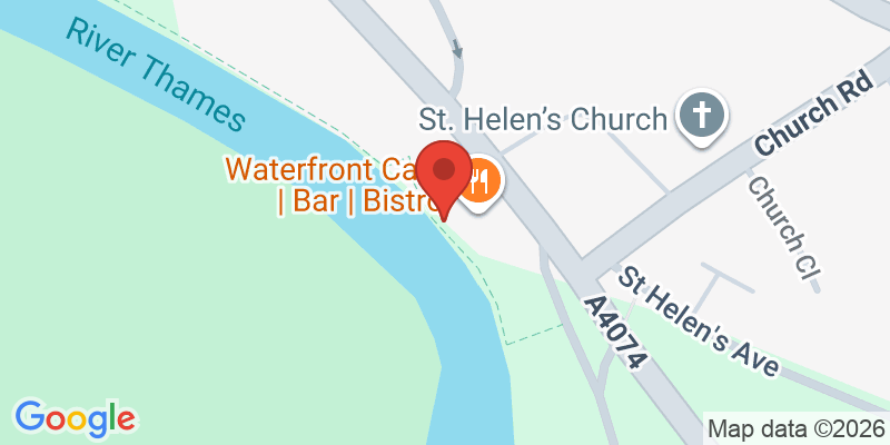 Mapa de la ubicación de Waterfront Café