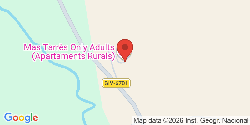 Mapa de la ubicación de Mas Tarrès (apartaments rurals)