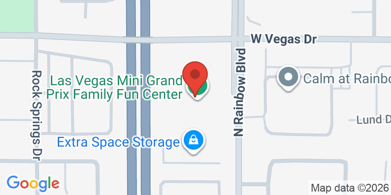 Mapa de la ubicación de Las Vegas Mini Grand Prix Family Fun Center