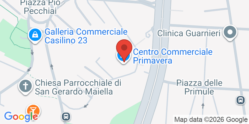 Mapa de la ubicación de Centro Commerciale Primavera