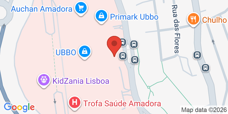 Mapa de la ubicación de 7Fun Lisboa