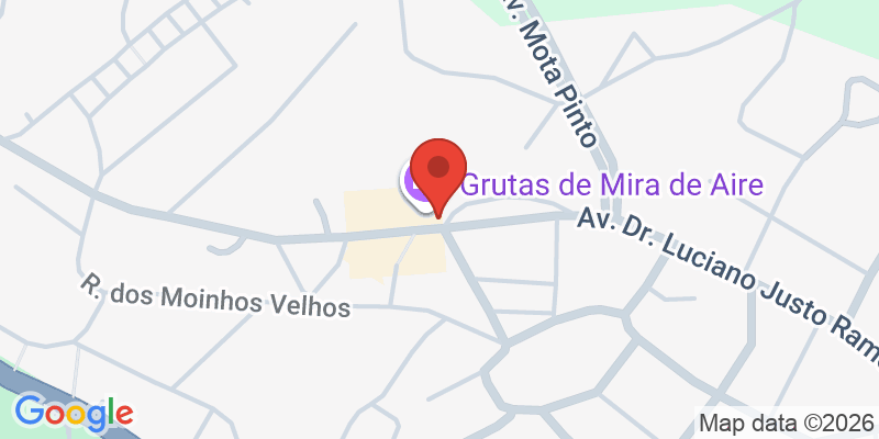 Mapa de la ubicación de Grutas de Mira de Aire