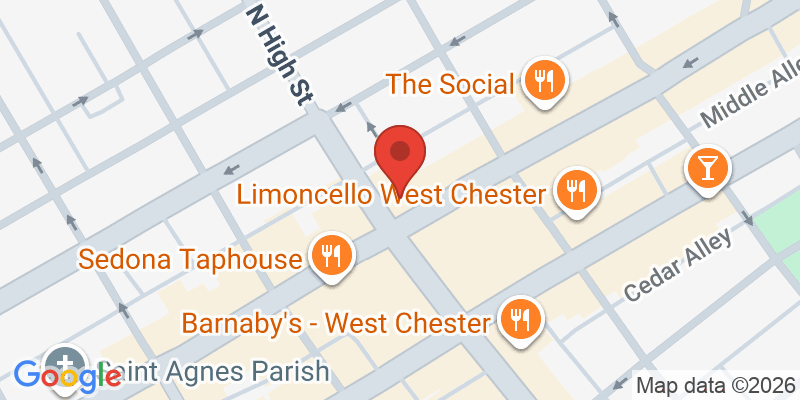 Mapa de la ubicación de Lulu's Casita West Chester