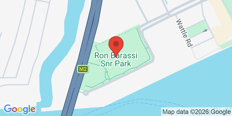Mapa de la ubicación de Ron Barassi Snr Park