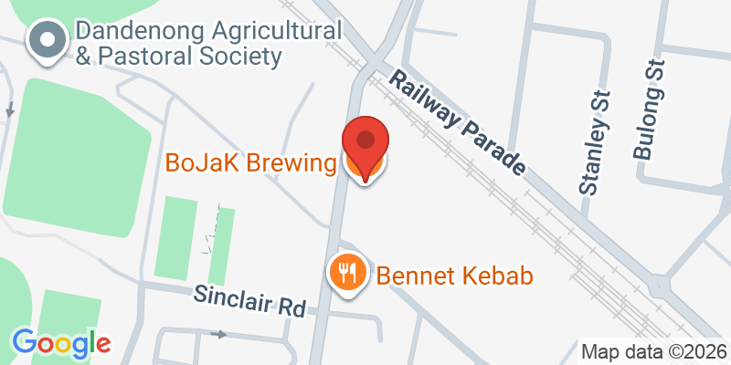 Mapa de la ubicación de BoJaK Brewing