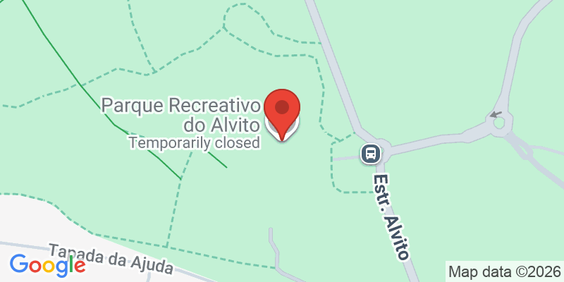 Mapa de la ubicación de Parque Recreativo do Alvito
