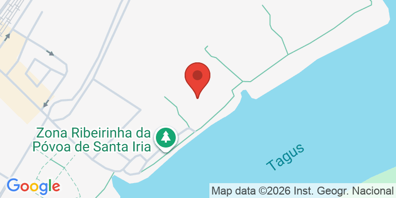 Mapa de la ubicación de Parque Urbano da Póvoa de Santa Iria