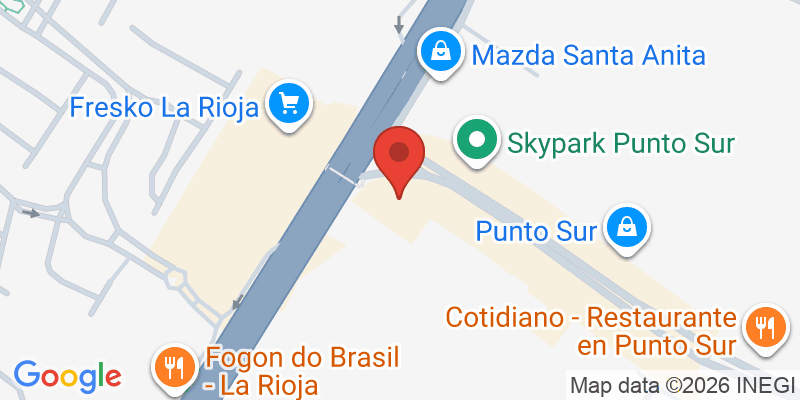 Mapa de la ubicación de Skypark Punto Sur