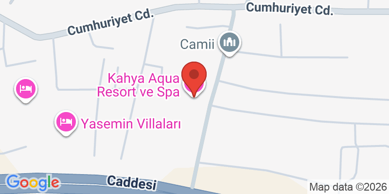 Mapa de la ubicación de Kahya Aqua Resort and Spa