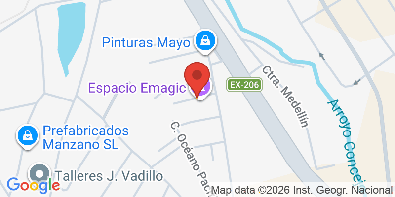 Mapa de la ubicación de Espacio Emagic