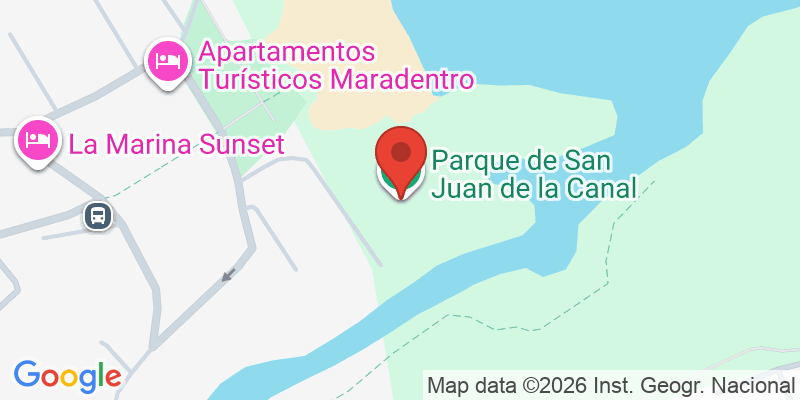 Mapa de la ubicación de Parque de San Juan de la Canal