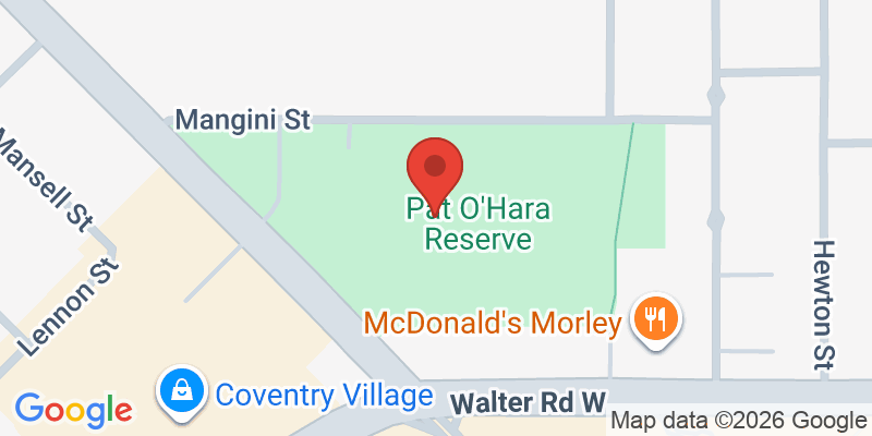 Mapa de la ubicación de Pat O'Hara Reserve