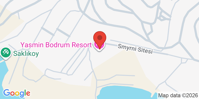 Mapa de la ubicación de Yasmin Bodrum Resort