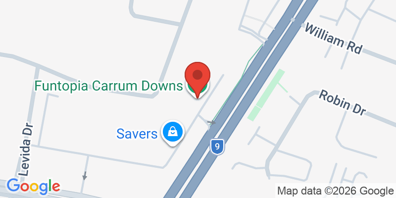 Mapa de la ubicación de Funtopia Carrum Downs