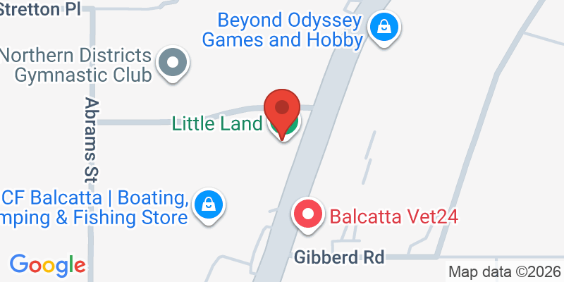 Mapa de la ubicación de Little Land