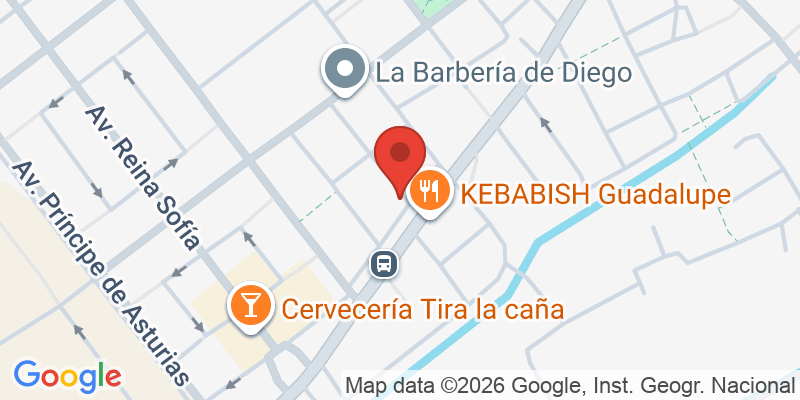 Mapa de la ubicación de Bubbles Party Parque Familiar