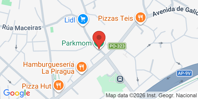 Mapa de la ubicación de Parkmon